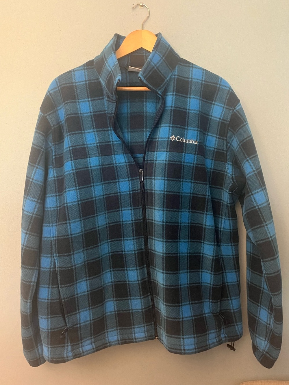 Columbia Plaid Fleece Jacket